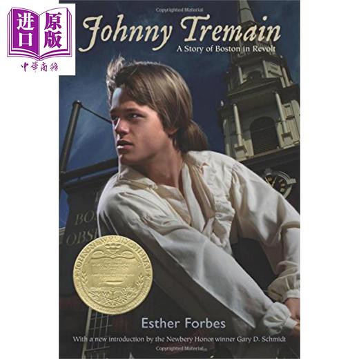 预售 【中商原版】纽伯瑞：约翰尼.派恩 Johnny Tremain 儿童文学 插图童书 故事书 历史故事 纽伯瑞奖 10~13岁 英文原版 商品图0