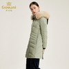 【鹅绒】乔万尼羽绒服时尚流行修身冬季轻薄外套中长款EN4T856 商品缩略图1