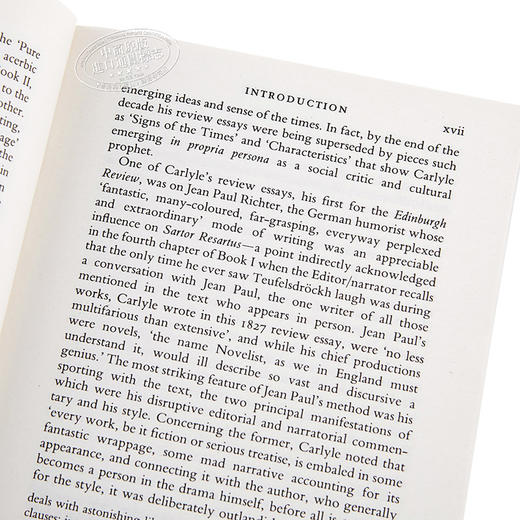 【中商原版】衣裳哲学/旧衣新裁（牛津世界经典系列）英文原版 Sartor Resartus(Oxford Worlds Classics) 商品图3
