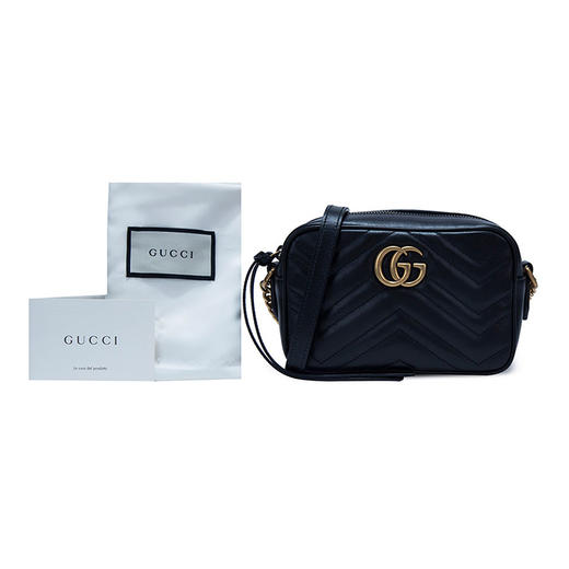 GUCCI 古驰 GUCCI女包  女士GG Marmont相机包迷你链条单肩包448065 DTD1T 商品图4