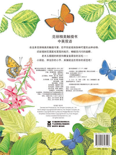 亮丽精美触摸书-小熊波比 中英双语 0-2岁 乐乐趣触摸书 商品图2