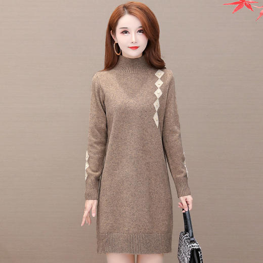 YWE  X8999针织中长款时尚气质优雅连衣裙【优】 商品图2