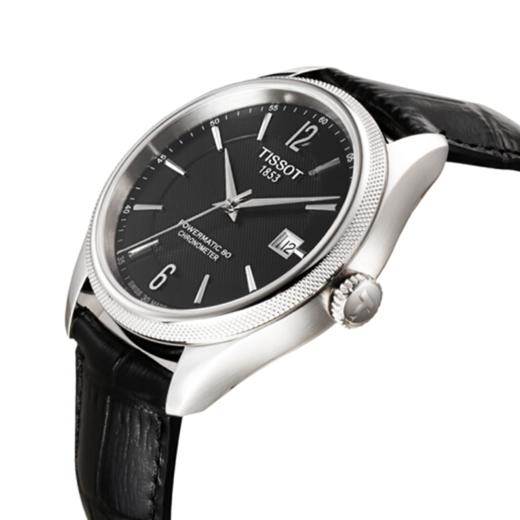 Tissot 天梭宝环系列天文台认证款皮带80机芯机械男表T108.408.16.057.00 商品图2