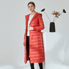 EITIE爱特爱冬季时尚连帽收腰轻薄羽绒服女长款过膝保暖6011712 商品缩略图2