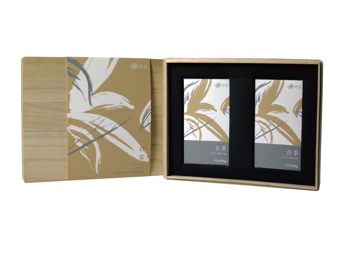 （一块）鸣龙白茶（白牡丹）拍两块送礼盒