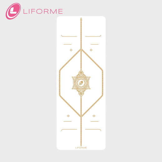 Liforme瑜伽垫吸汗防滑天然橡胶土豪垫大师专属款白色奇迹垫新品 商品图0