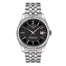 Tissot 天梭宝环系列天文台认证款钢带80机芯机械男表 T108.408.11.057.00