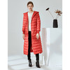 EITIE爱特爱冬季时尚连帽收腰轻薄羽绒服女长款过膝保暖6011712 商品缩略图1