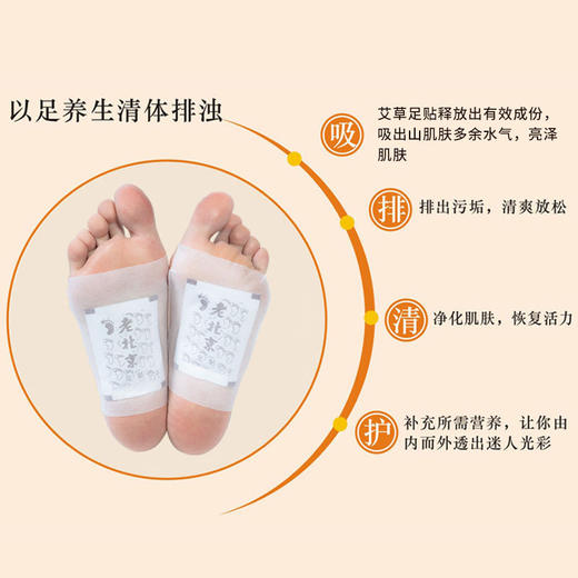 【买2送1=150贴超值】仲古艾草足贴 老北京足贴M仓 商品图2