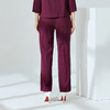 EITIE爱特爱冬季新款职业通勤百搭羊毛直筒长裤休闲裤女6005721 商品缩略图3