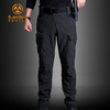 冬季IX7鲨鱼皮软壳冲锋裤男加厚保暖防风防水抓绒裤登山裤战术裤 商品缩略图2