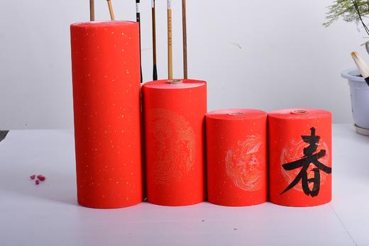 万年红冷金长卷，对联纸春联纸书法作品纸 商品图3