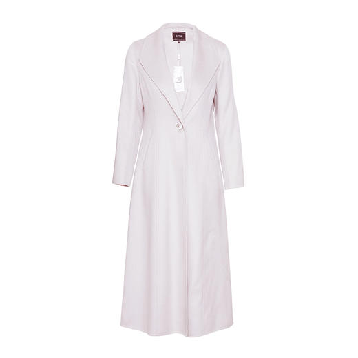 EITIE爱特爱冬季气质翻领修身双面呢羊毛大衣女中长款6014720 商品图4