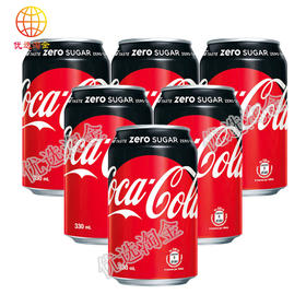 港版零度可乐330ml罐装/件