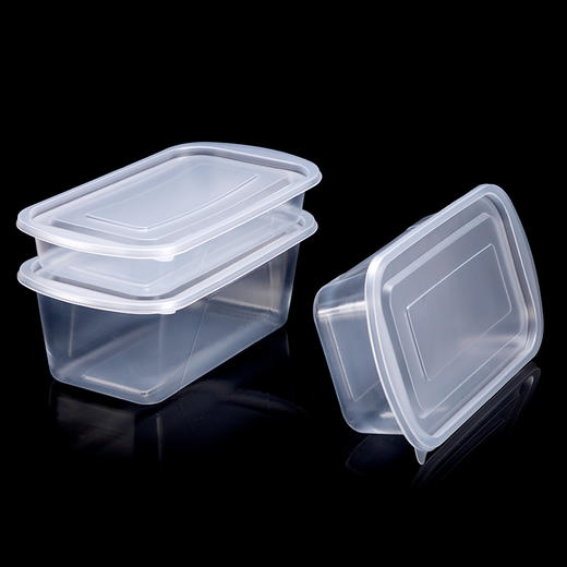 喇叭花新款日式方形盒500/650/750/1000多种规格单双格可选50套 商品图6