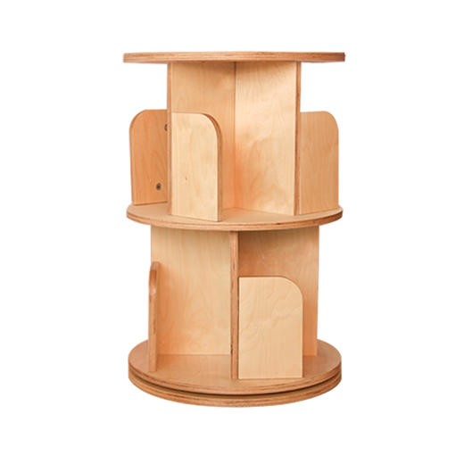 桦木360度旋转书架 商品图4