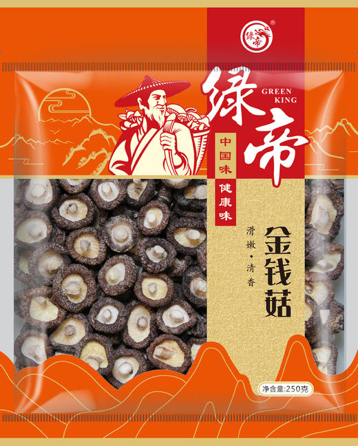 绿帝金钱菇250g 商品图0