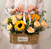 风和日丽----向日葵手提花篮五选一 商品缩略图1