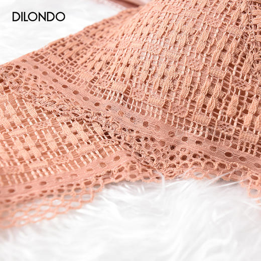 【39/2件】迪兰多小胸 聚拢 性感 细网蕾丝花边柔软的云感海绵，健康舒适、时尚文胸 2118089（特价秒杀不支持退换！） 商品图7