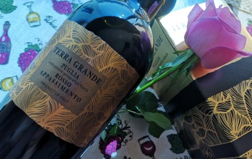 入选意大利好酒年鉴！原装礼盒礼袋——意大利神奇之地枯藤法红葡萄酒双支装 商品图0