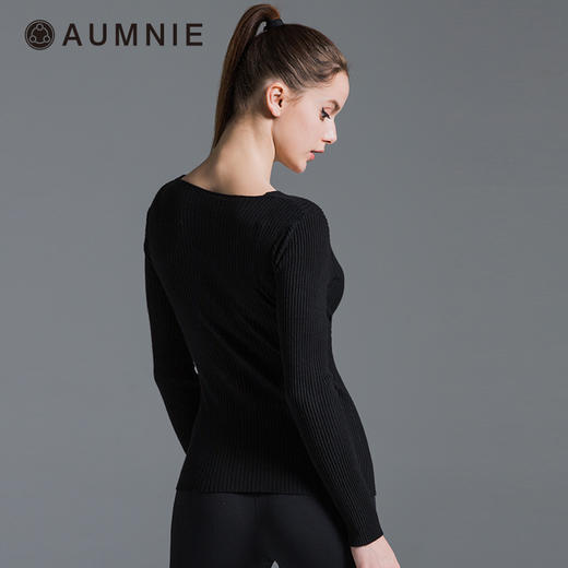 新品 | V领交叉收腰针织上衣 / V-Neck Ribbed Wrap Top 商品图3