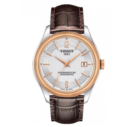 Tissot 天梭宝环系列天文台认证款皮带80机芯 T108.408.26.037.00 机械男表 商品图1