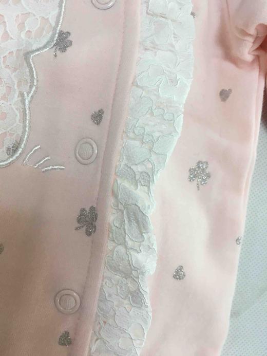 棉果果春秋季女童纯棉偏襟连体衣连身衣哈衣M122720420072 商品图7