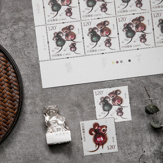 西泠印社·《瑞鼠呈祥》邮票印章纪念册 | 中国邮政联名韩美林，限量10000套 商品图13