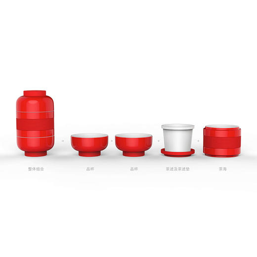 深圳手信吉之礼城市纪念版-灯笼组合茶具 商品图4