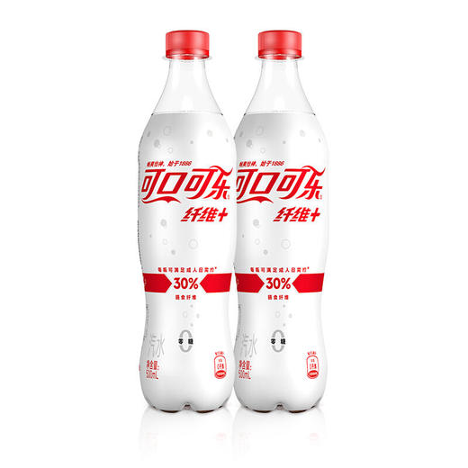 可口可乐 纤维+500ml/瓶【6928804016970】 商品图0