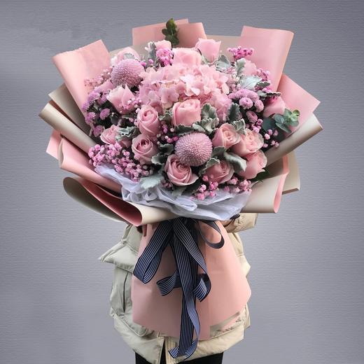 清雅绝尘----绣球韩式花束十选一 商品图12