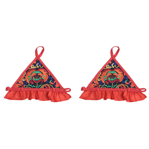 狭飞仙绣花半指套 商品图4