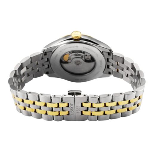 Tissot 天梭宝环系列天文台认证款钢带80机芯机械男表T108.408.22.037.00 商品图5