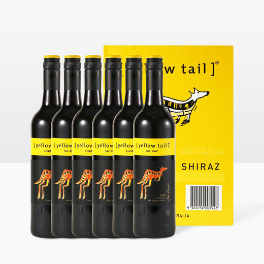 【整箱6瓶】黄尾袋鼠西拉红葡萄酒750ml*6瓶 商品图0