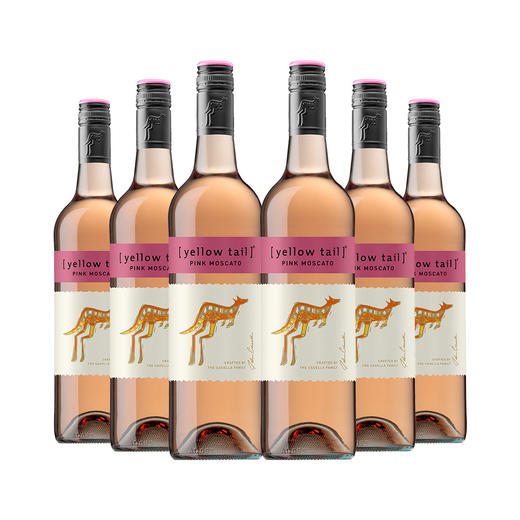 【整箱6瓶】黄尾袋鼠幕斯卡桃红葡萄酒750ml*6瓶 商品图0
