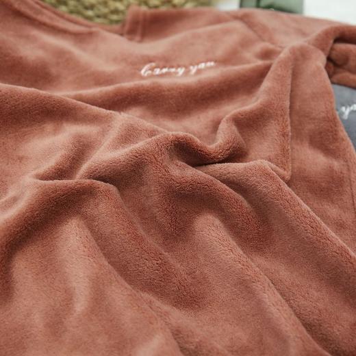 【瑜伽生活家】700克加厚秋冬加绒珊瑚绒内衣休闲家居服仙女暖暖裤套装 商品图4