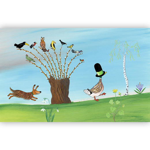 会飞的帽子 国际安徒生插画大奖得主苏珊娜·贝尔纳图画故事书儿童绘本3-6岁  浪花朵朵 后浪出版 商品图3