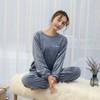 【瑜伽生活家】700克加厚秋冬加绒珊瑚绒内衣休闲家居服仙女暖暖裤套装 商品缩略图0