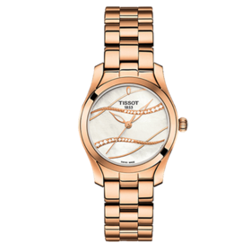 Tissot 天梭海浪系列钢带石英女表T112.210.33.111.00