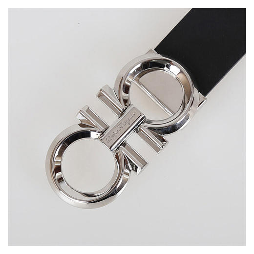FERRAGAMO 菲拉格慕皮带 男士时尚板扣腰带 黑色67 9939 694743 商品图3