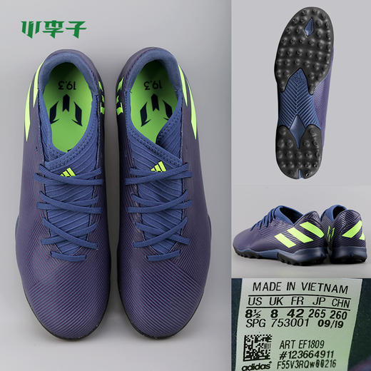 adidas阿迪达斯NEMEZIZ19.3TF碎钉足球鞋男EF1809 商品图2
