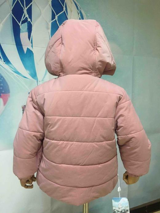 果果秋冬季女童连帽长袖棉外套M422101819743 商品图5