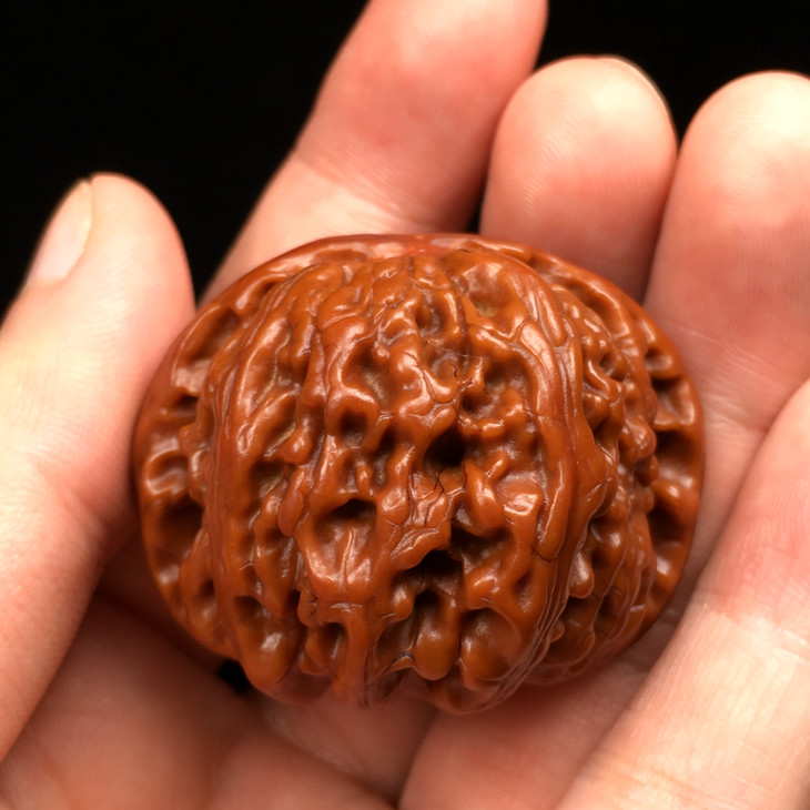 机刷文玩核桃闷尖白狮子头45尺寸a34