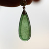 冰种湖水绿翡翠大水滴耳坠18k白金钻石镶嵌 商品缩略图7
