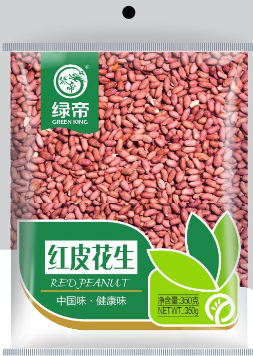 绿帝红皮花生350g 商品图0