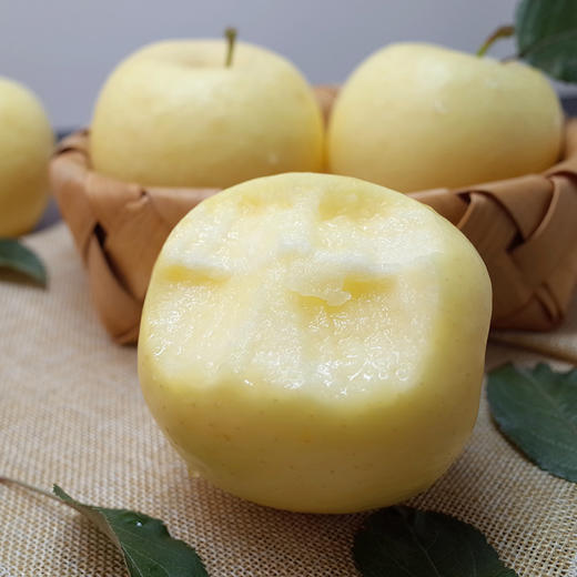 【发货时间待定】烟台黄金奶油富士苹果9枚礼盒装 商品图1