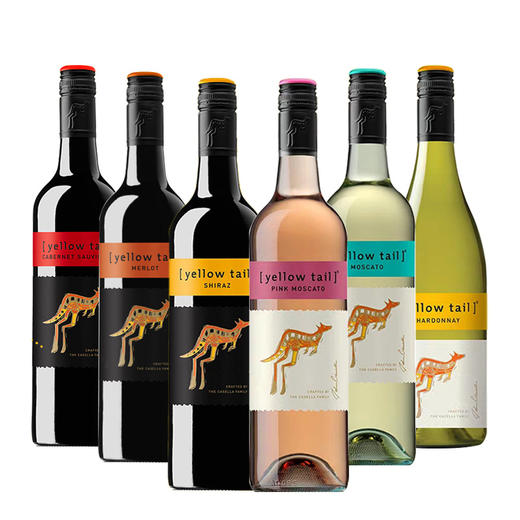【整箱6瓶】澳洲原装进口红酒 黄尾袋鼠 葡萄酒1箱(750ml*6瓶)（多口味可选） 商品图0