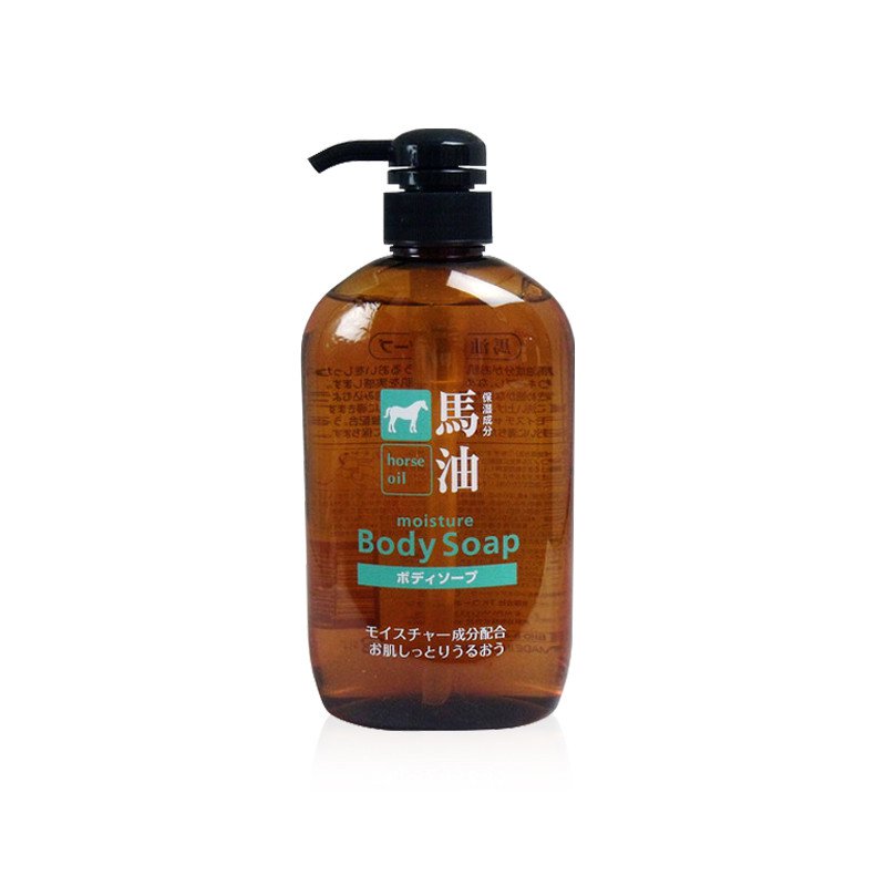 【一般贸易】日本Horse Oil/熊野油马油沐浴露 600ml