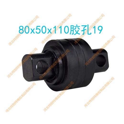 欧曼扭力胶芯80*50*110(胶)(孔19)(高50)（单价=1个，12个=1箱）/欧曼拉臂套/欧曼拉力套/欧曼拉力胶80x50x110（8050110） 商品图0