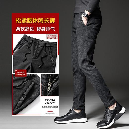 YZ-LC-5616秋冬加绒外穿加厚加棉弹力直筒保暖棉裤 商品图3